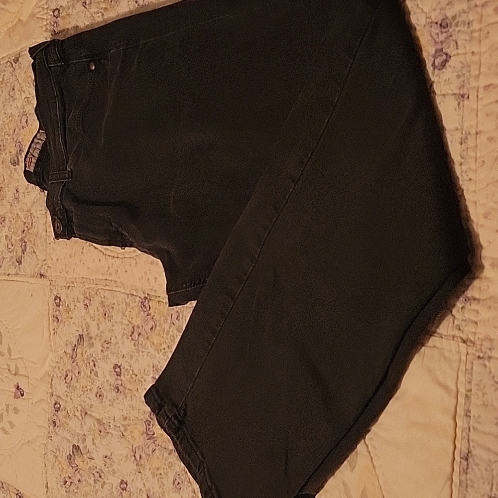 Mens Wrangler 34x32 Relaxed Boot Jeans - Black
